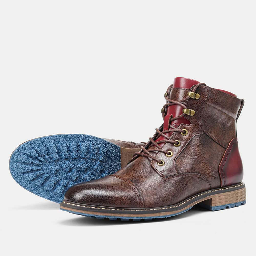 Lukas - Klassische Leder-Oxford-Stiefel für Herren